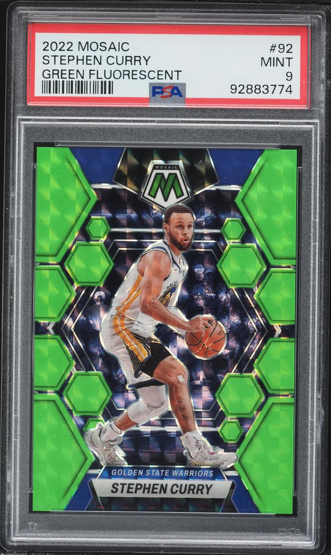 2022 #92 Stephen Curry PSA 9 Pan