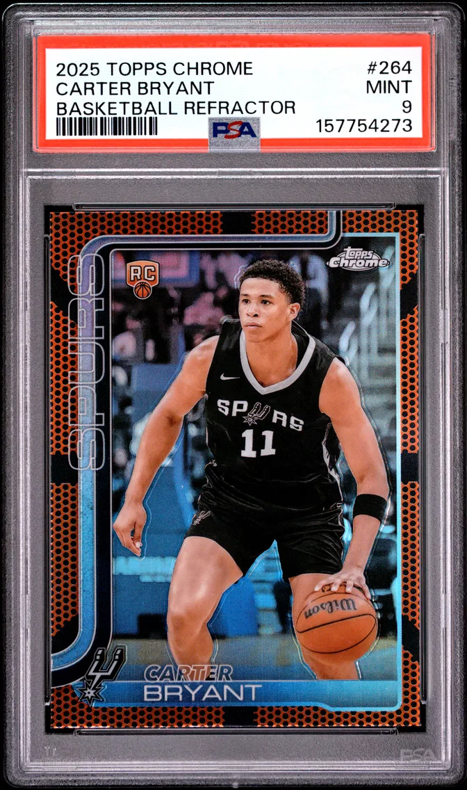 2025 #264 Carter Bryant PSA 9 Topps Chrome