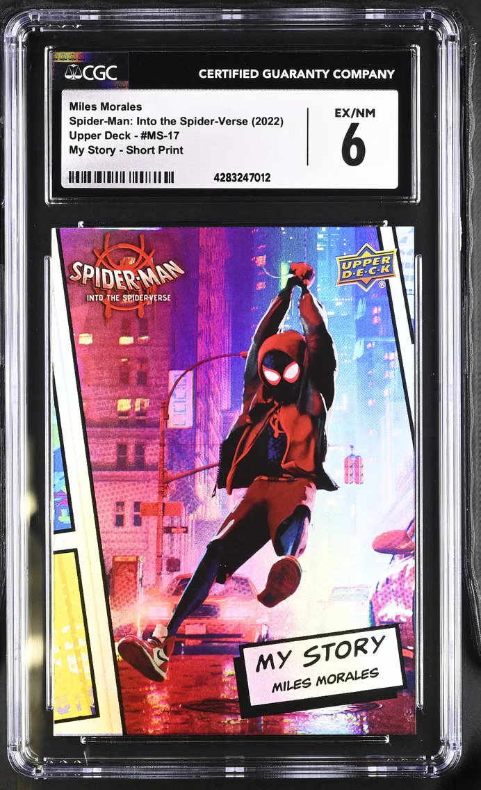 2022 #MS-17 Miles Morales CGC 6 Spider-Man: Into the Spider-Verse (2022 UpperDeck) - English