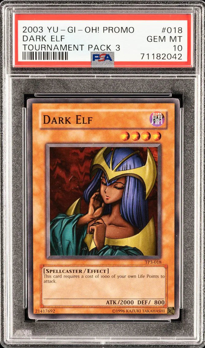 DARK ELF TP3-018 TOURNAMENT PACK 3 2003 PSA 10