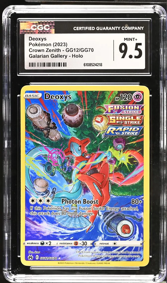 2023 #GG12/GG70 Deoxys CGC 9.5 Crown Zenith - English
