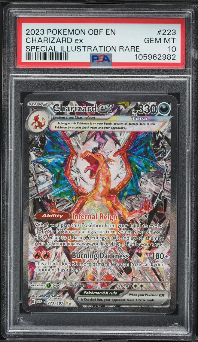 2023 #223 Charizard ex PSA 10 Po