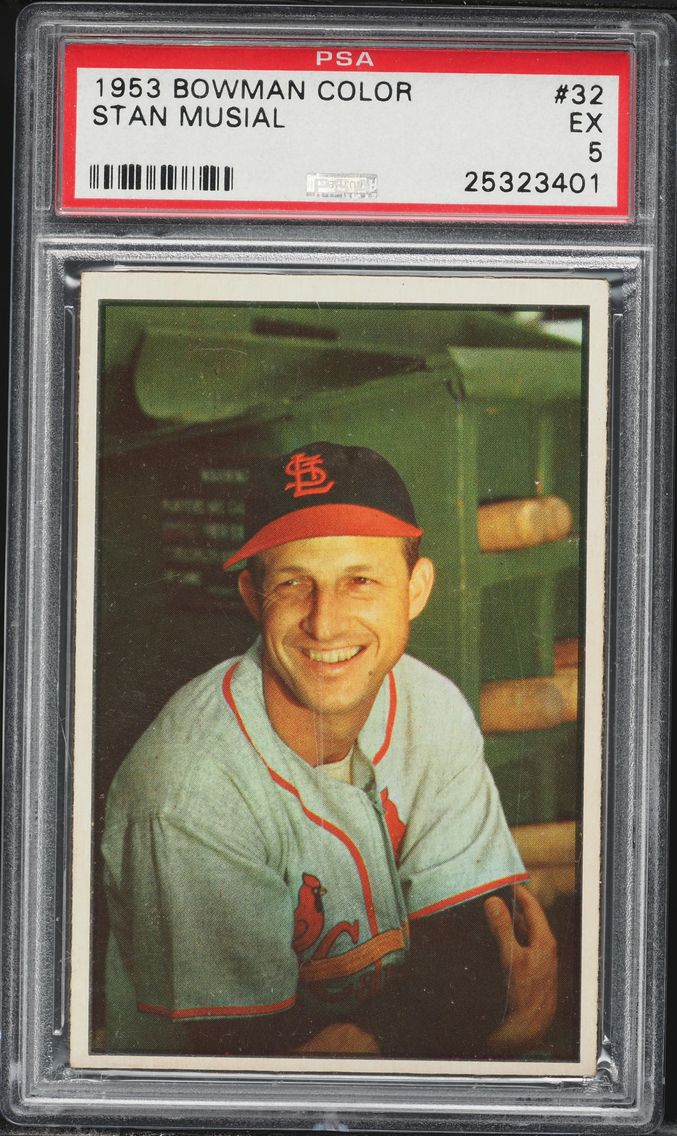 1953 #32 Stan Musial PSA 5 Bowma