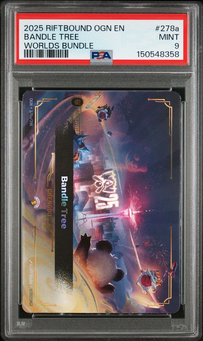 2025 #278a Bandle Tree PSA 9 Riftbound: League of Legends Ogn-Origins