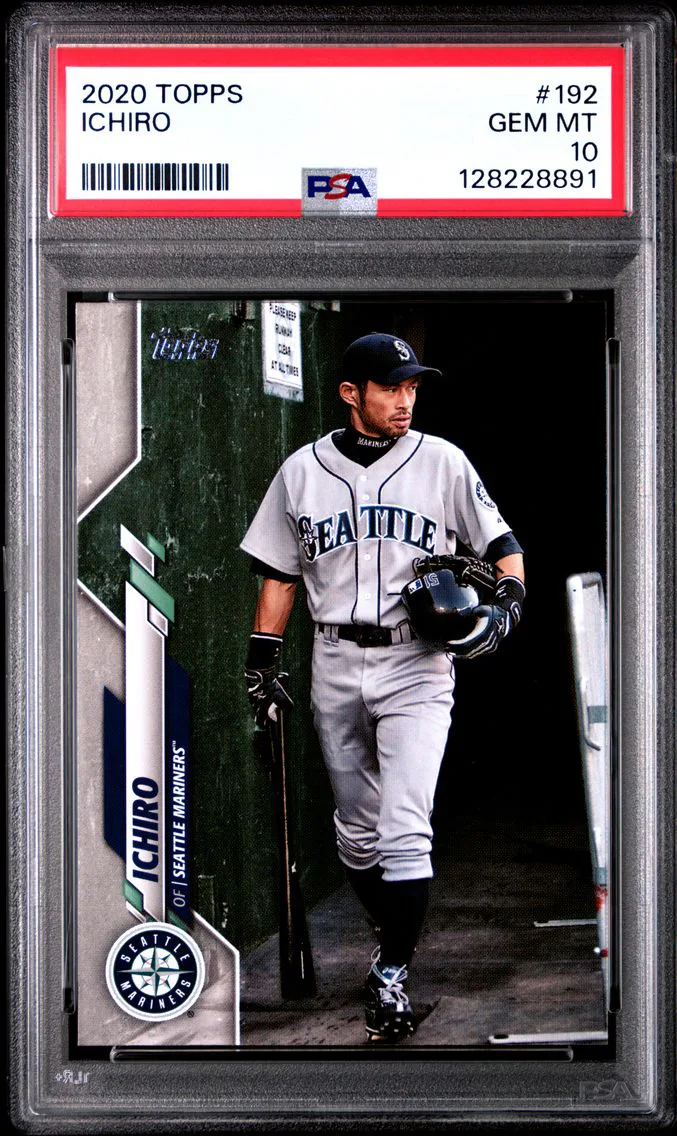 2020 #192 Ichiro PSA 10 Topps