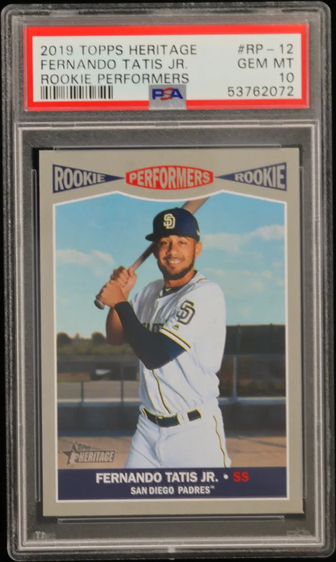 2019 #RP-12 Fernando Tatis Jr. PSA 10 Topps Heritage Rookie Performers