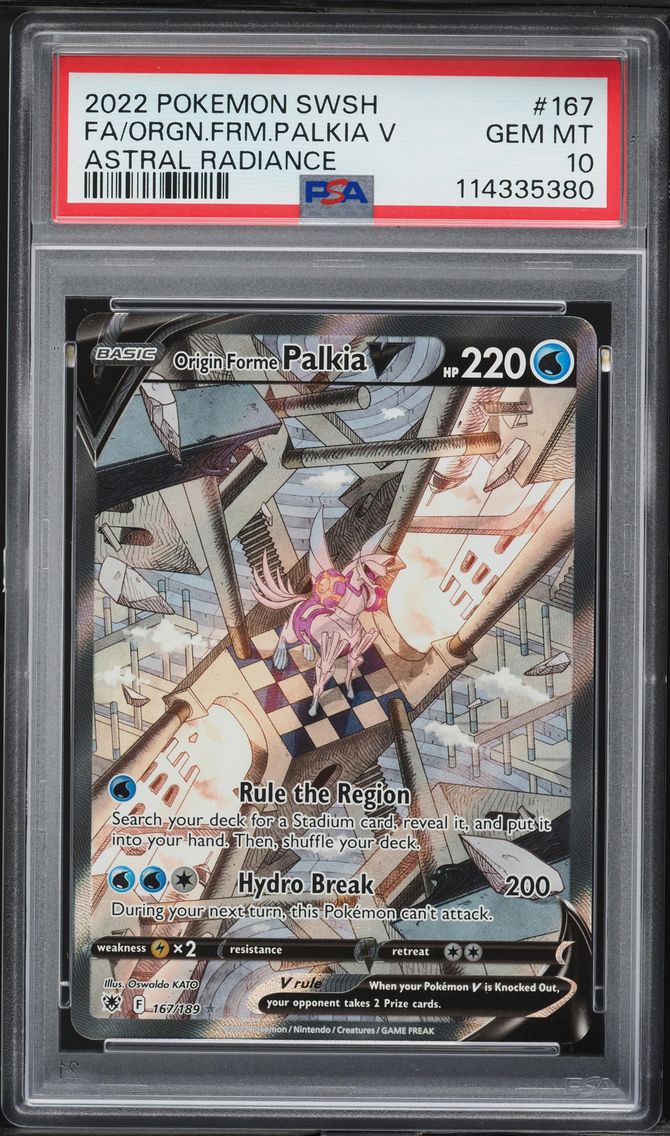 Origin Forme Palkia V (Alternate Full Art)