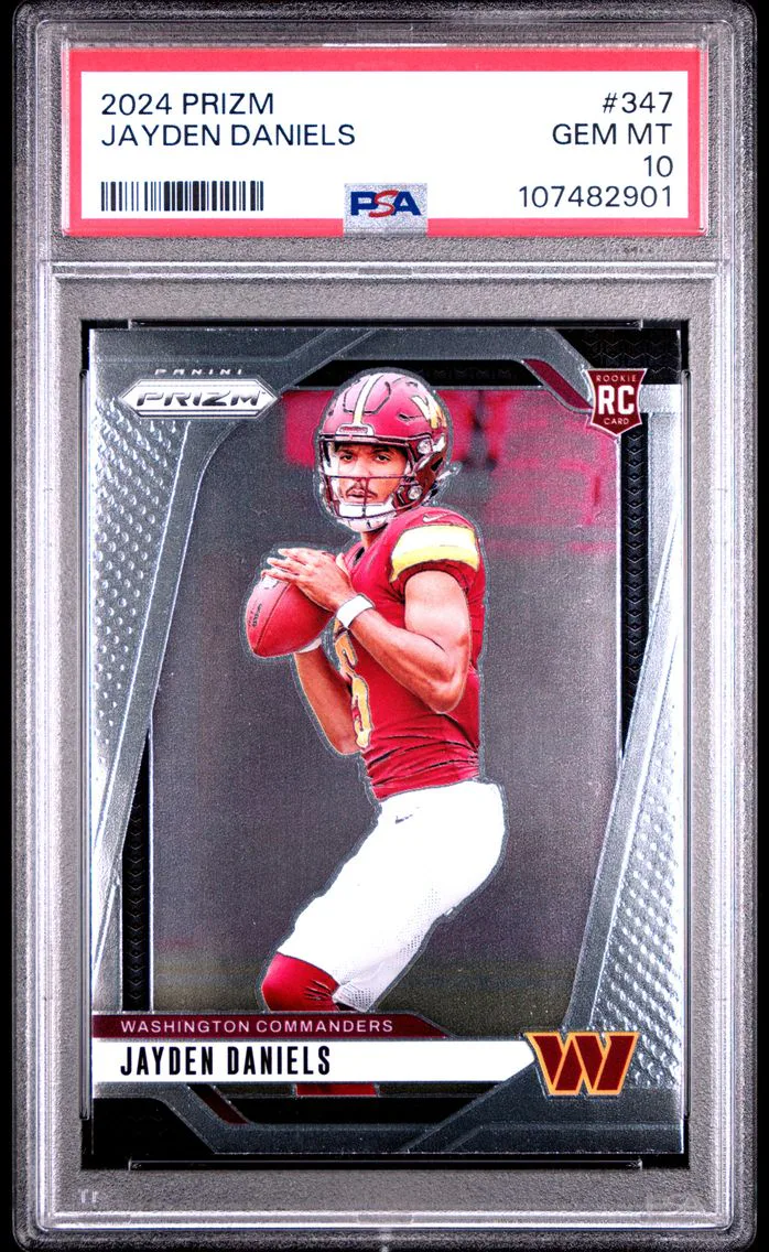 2024 #347 Jayden Daniels PSA 10 Panini Prizm