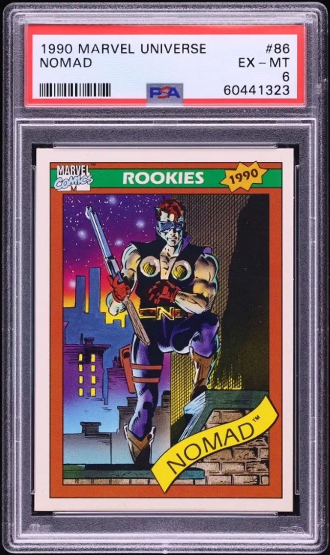 1990 #86 Impel Marvel Universe Nomad EXMT PSA 6