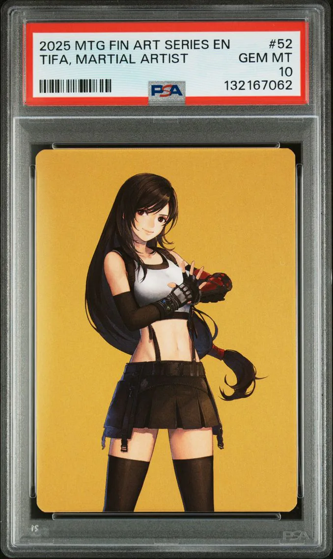 2025 #52 Tifa, Martial Artist PSA 10 Final Fantasy Art Series