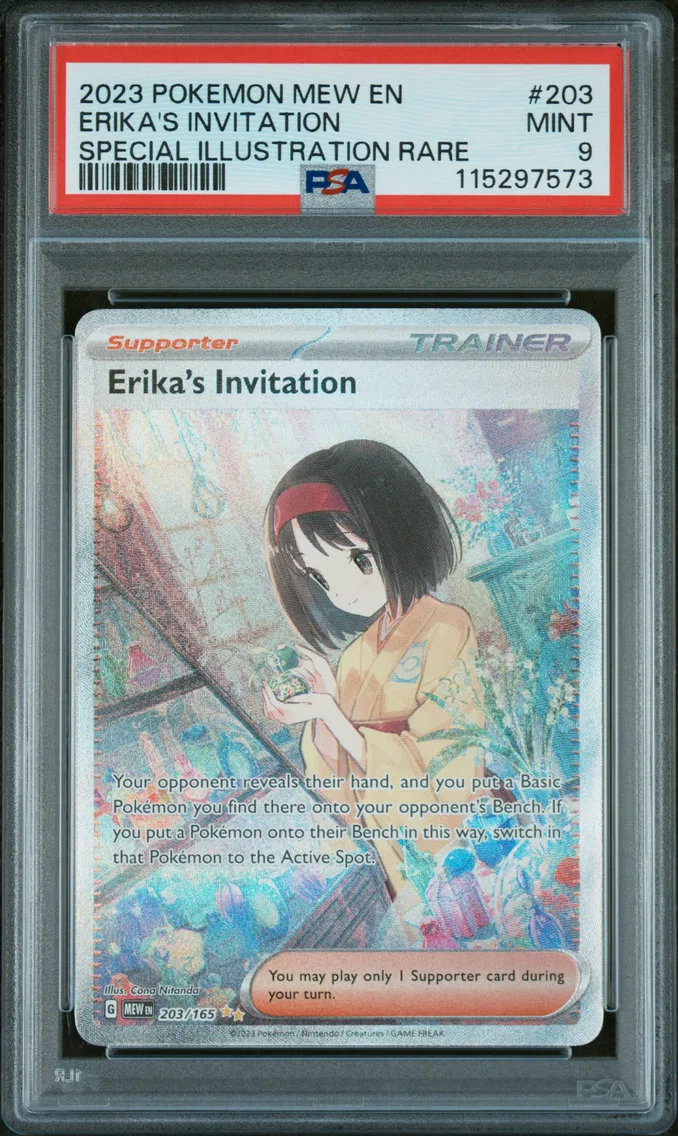 2023 #203 Erika's Invitation PSA 9 Mew EN-151
