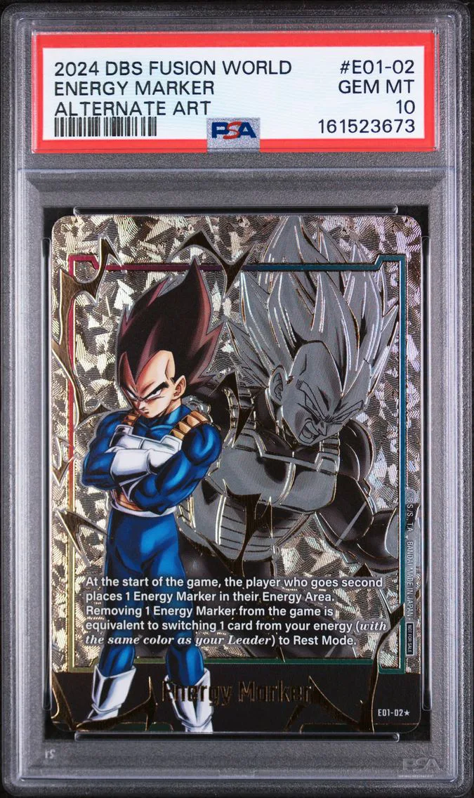 2024 #E01-02 Energy Marker PSA 10 Dragon Ball Super Card Game Fusion World Energy Marker Pack 01