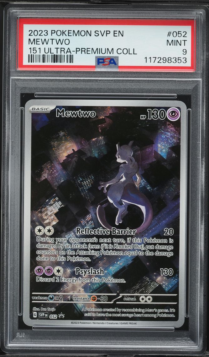 2023 #052 Mewtwo PSA 9 Svp EN-SV Black Star Promo Pokemon