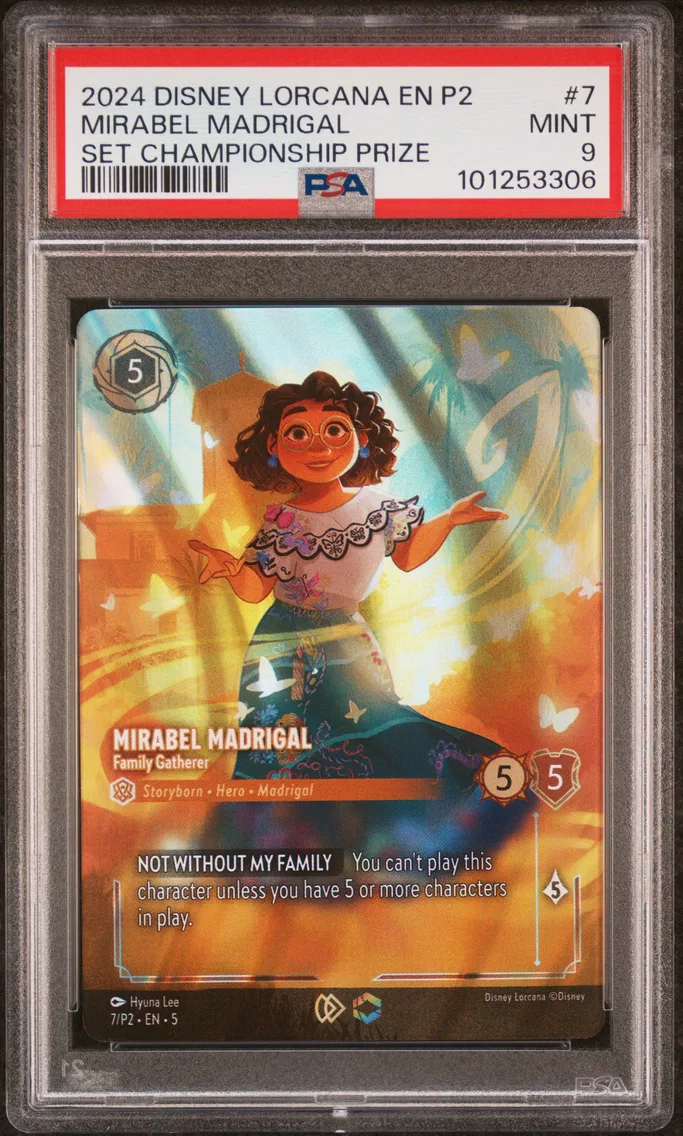 2024 #7 Mirabel Madrigal - Family Gatherer PSA 9 Disney Lorcana EN P2-Promo