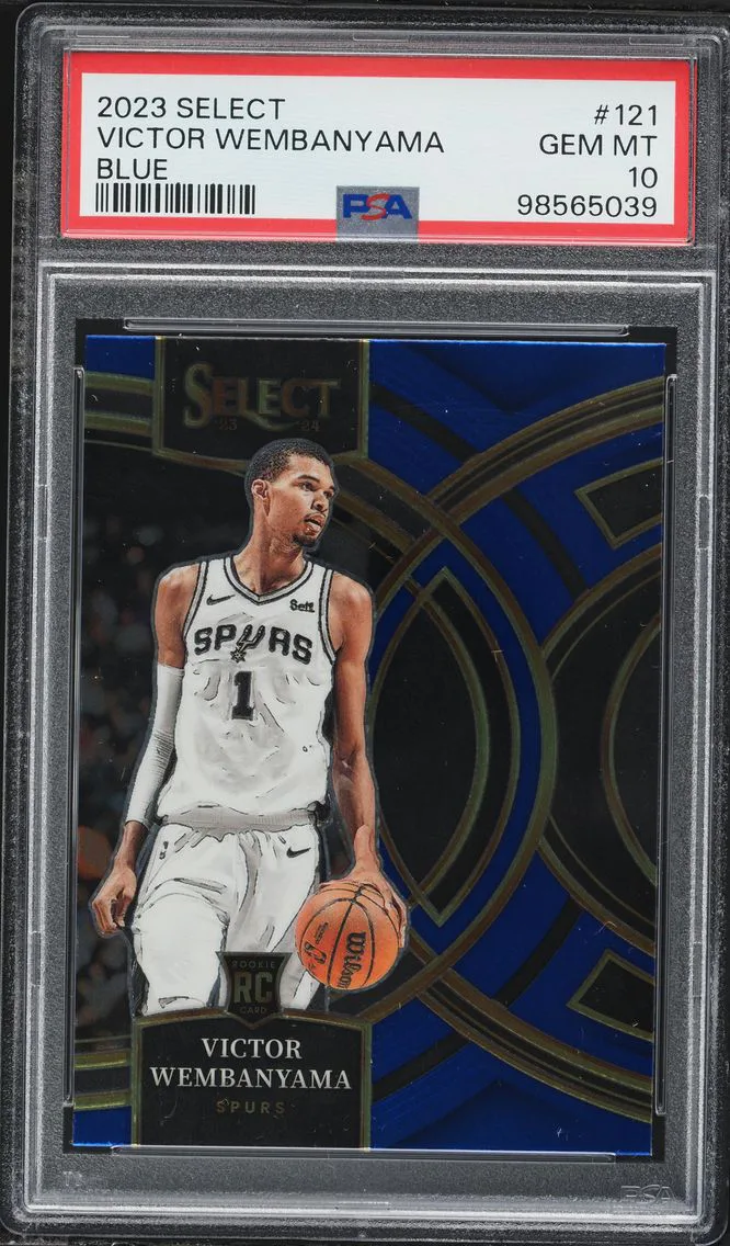 2023 #121 Victor Wembanyama PSA 10 Panini Select Basketball