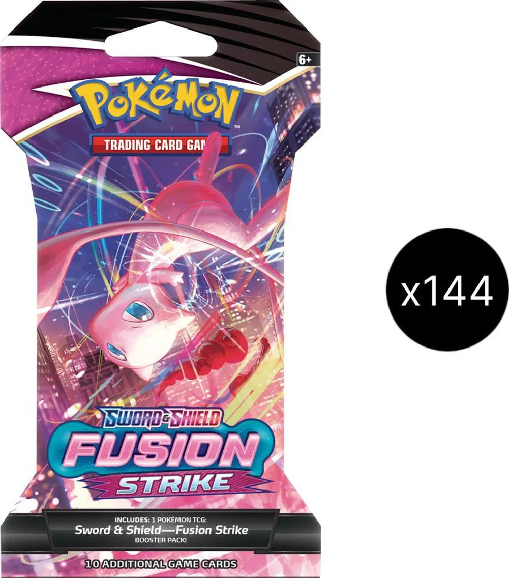 SWSH Fusion Strike Sleeved Booster Case (144x)