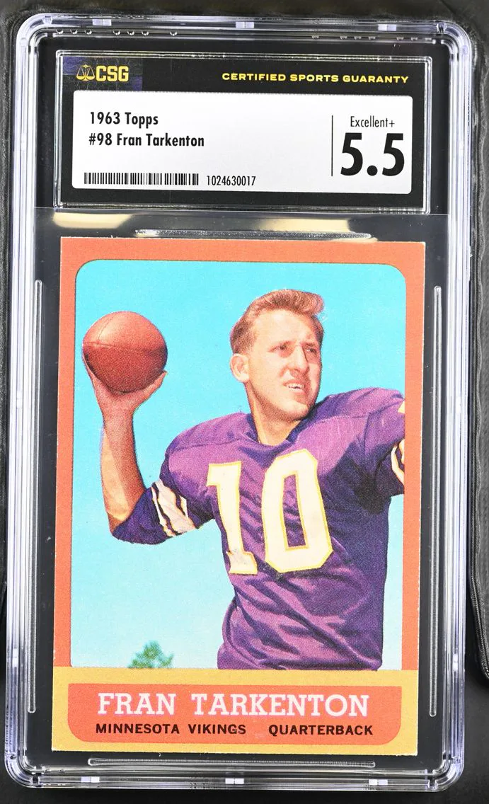 1963 #98 Fran Tarkenton CGC 5.5 Topps