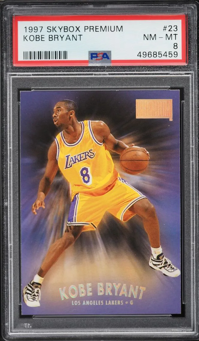 1997 #23 Kobe Bryant PSA 8 Skybox Premium