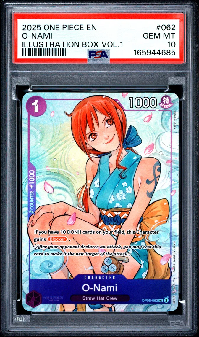 2025 #062 O-Nami PSA 10 One Piece Promos
