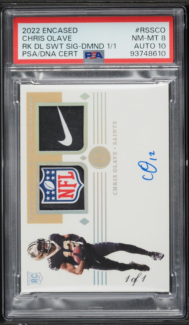 2022 #RSSCO Chris Olave PSA 8 Pa