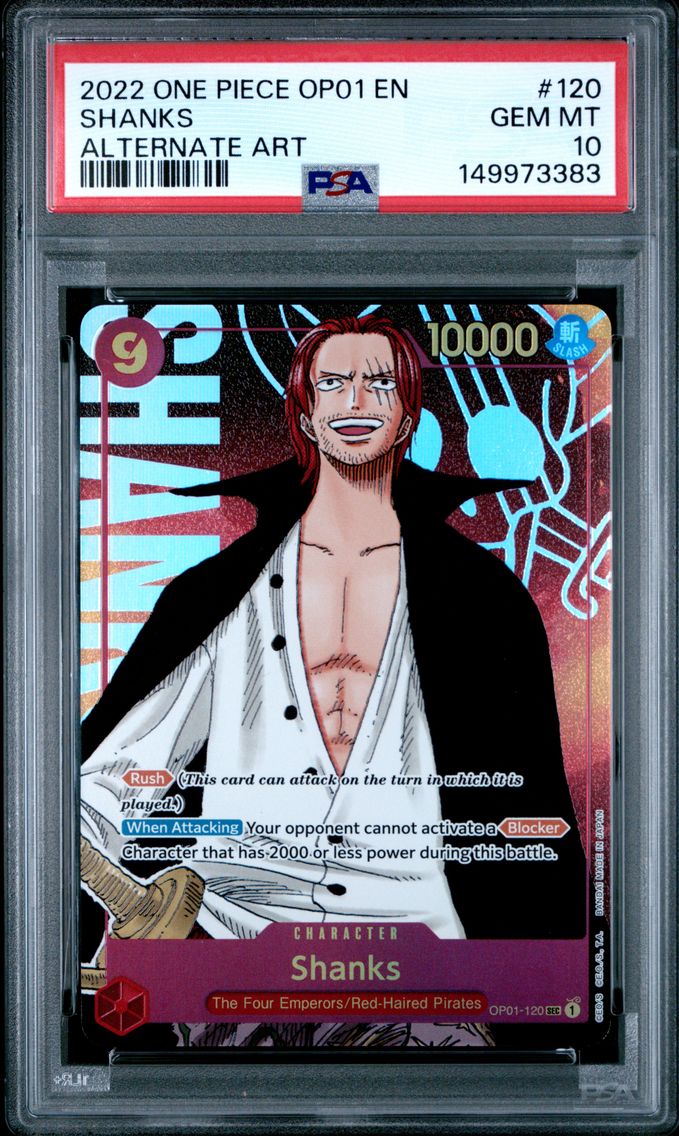 2022 #120 Shanks PSA 10 One Piec