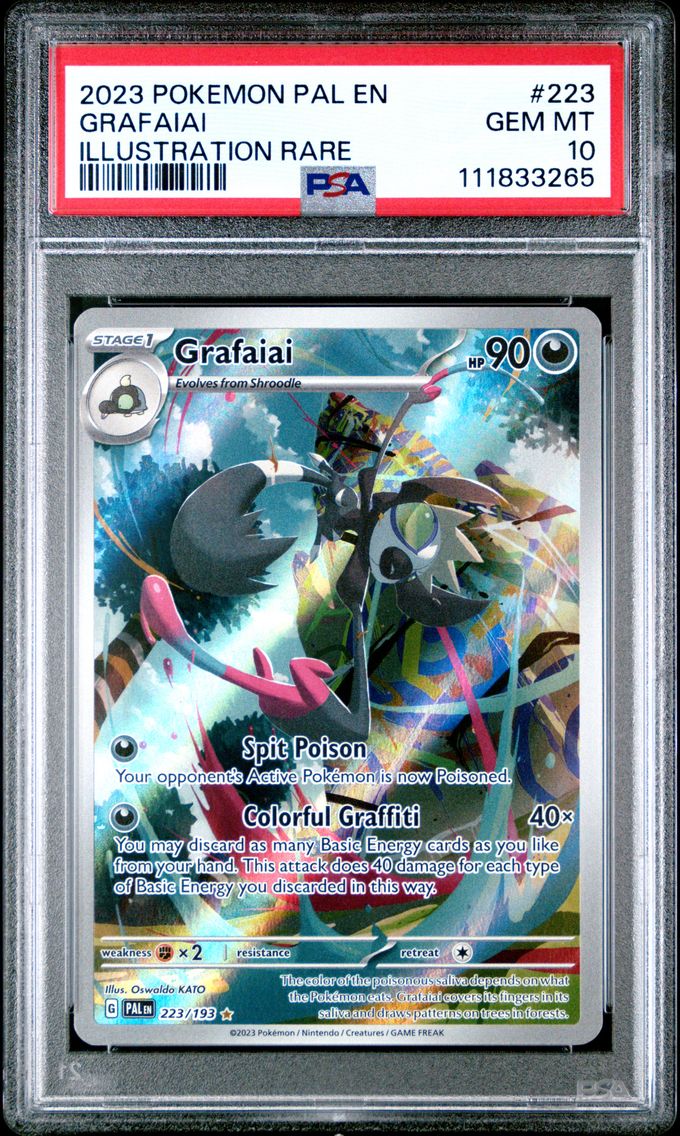 2023 #223 Grafaiai PSA 10 Pal EN-Paldea Evolved Pokemon