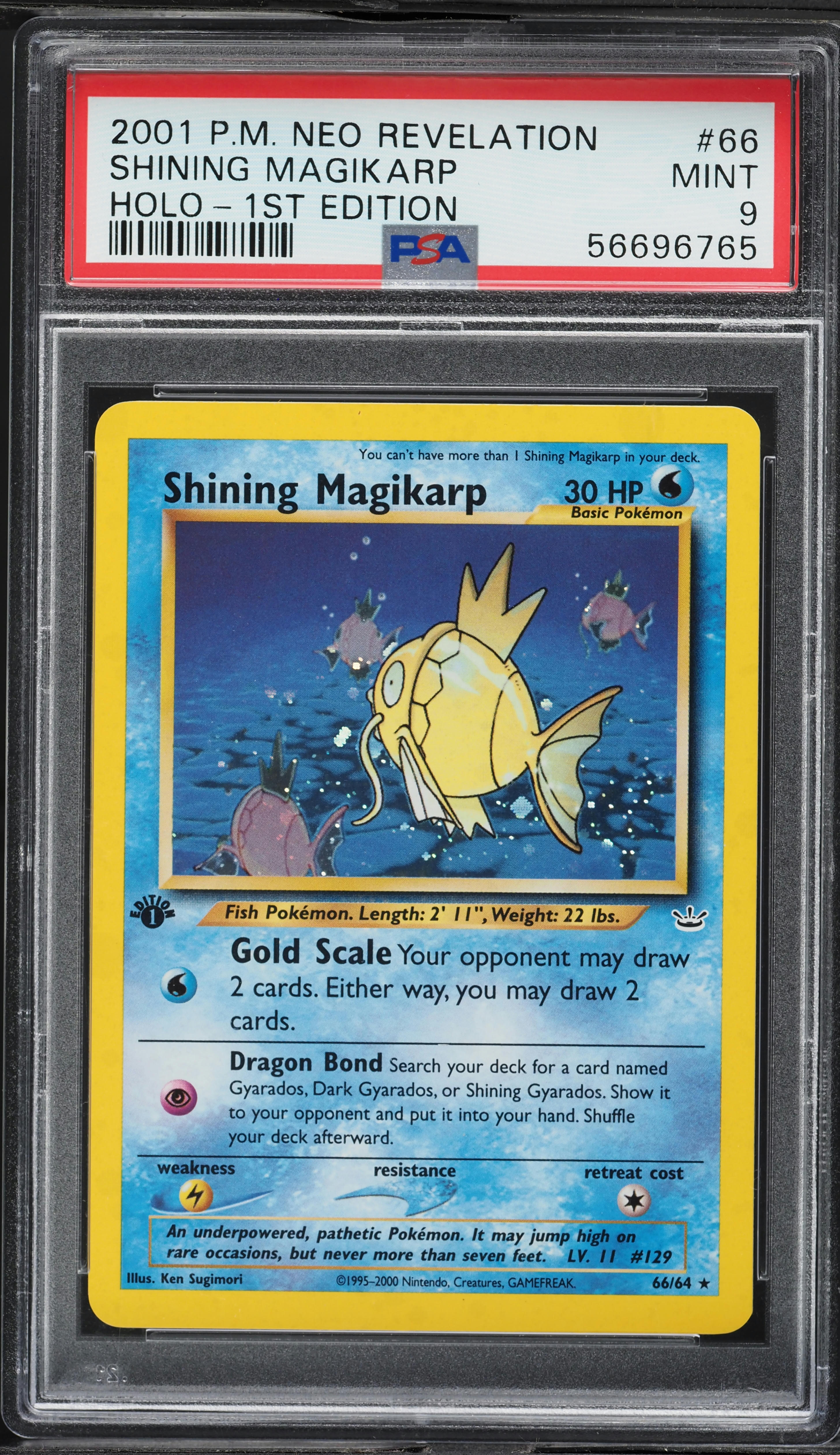 Shining Magikarp-Holo 1st Edition