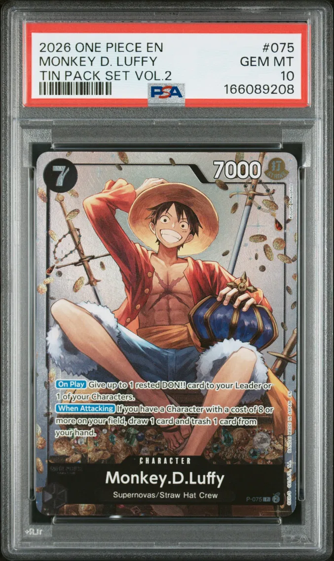 2026 #075 Monkey D. Luffy PSA 10 One Piece Promos