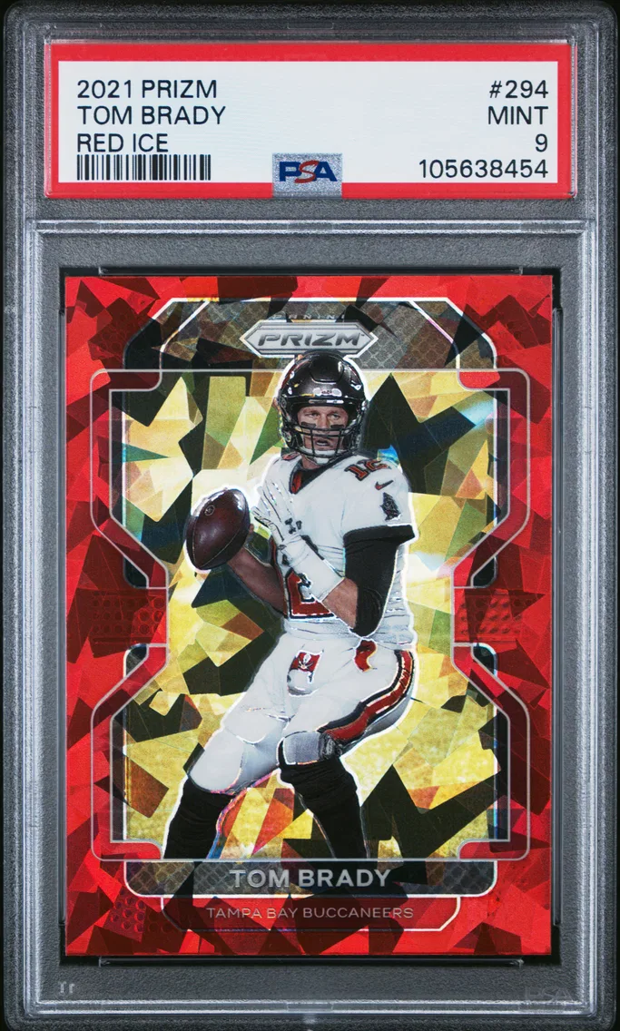 2021 #294 TOM BRADY PSA 9 Panini Prizm