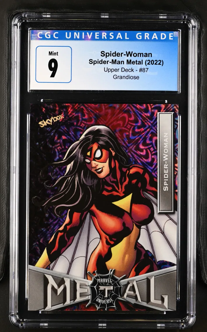 2022 #87 Spider-Woman CGC 9 Spider-Man Metal - English