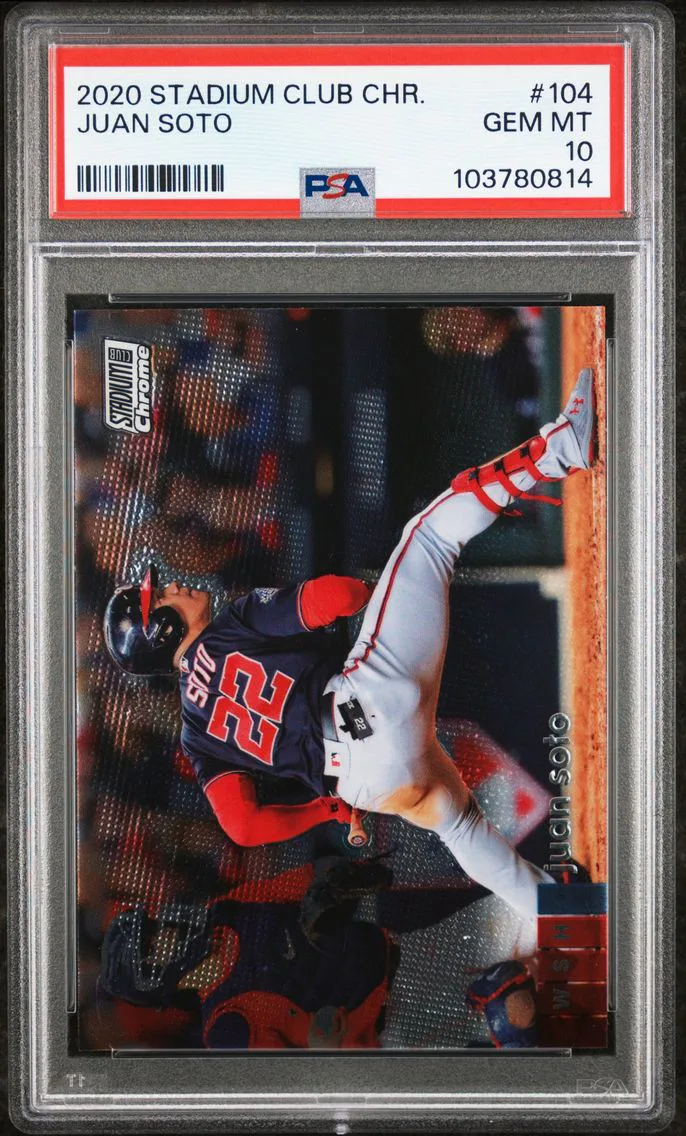 2020 #104 Juan Soto PSA 10 Stadium Club Chrome