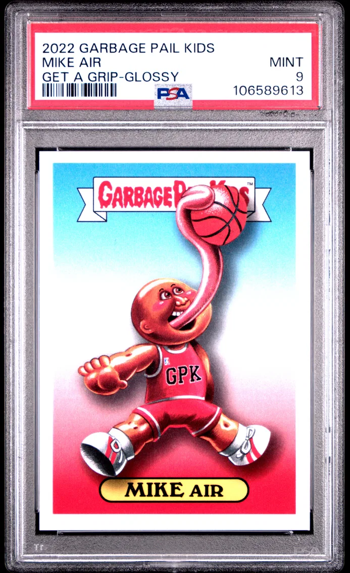 2022 #NA Mike Air PSA 9 Garbage Pail Kids Get A Grip
