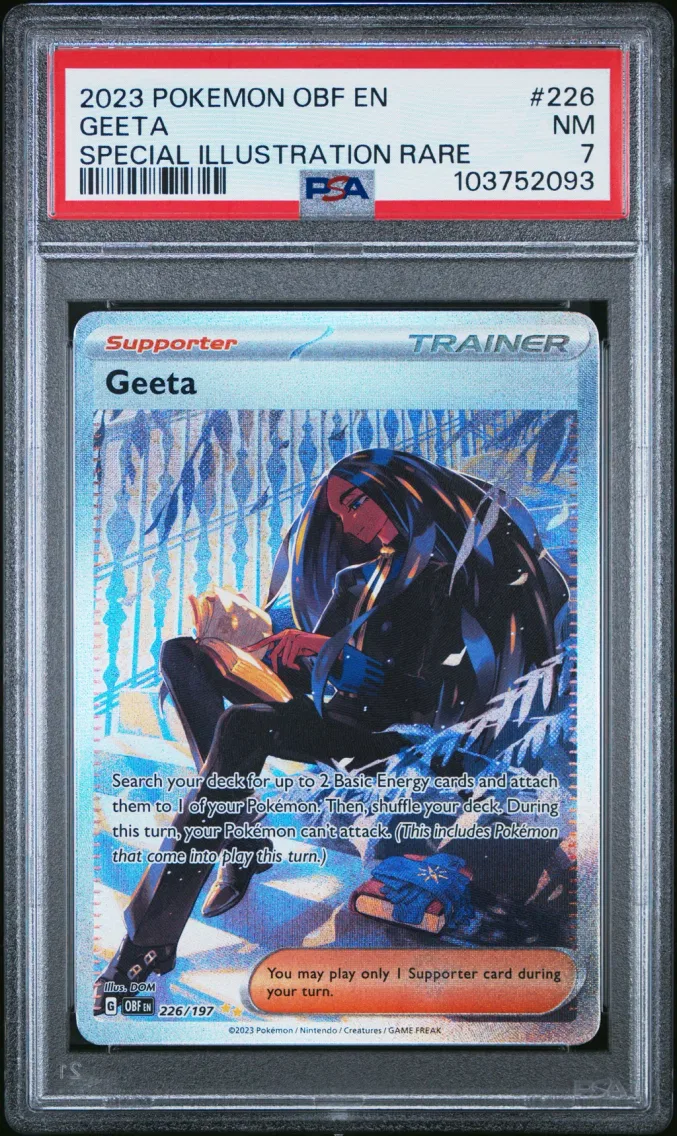 2023 Pokemon Obf EN-Obsidian Flames Geeta Obf EN-Obsidian Flames #226 PSA 7