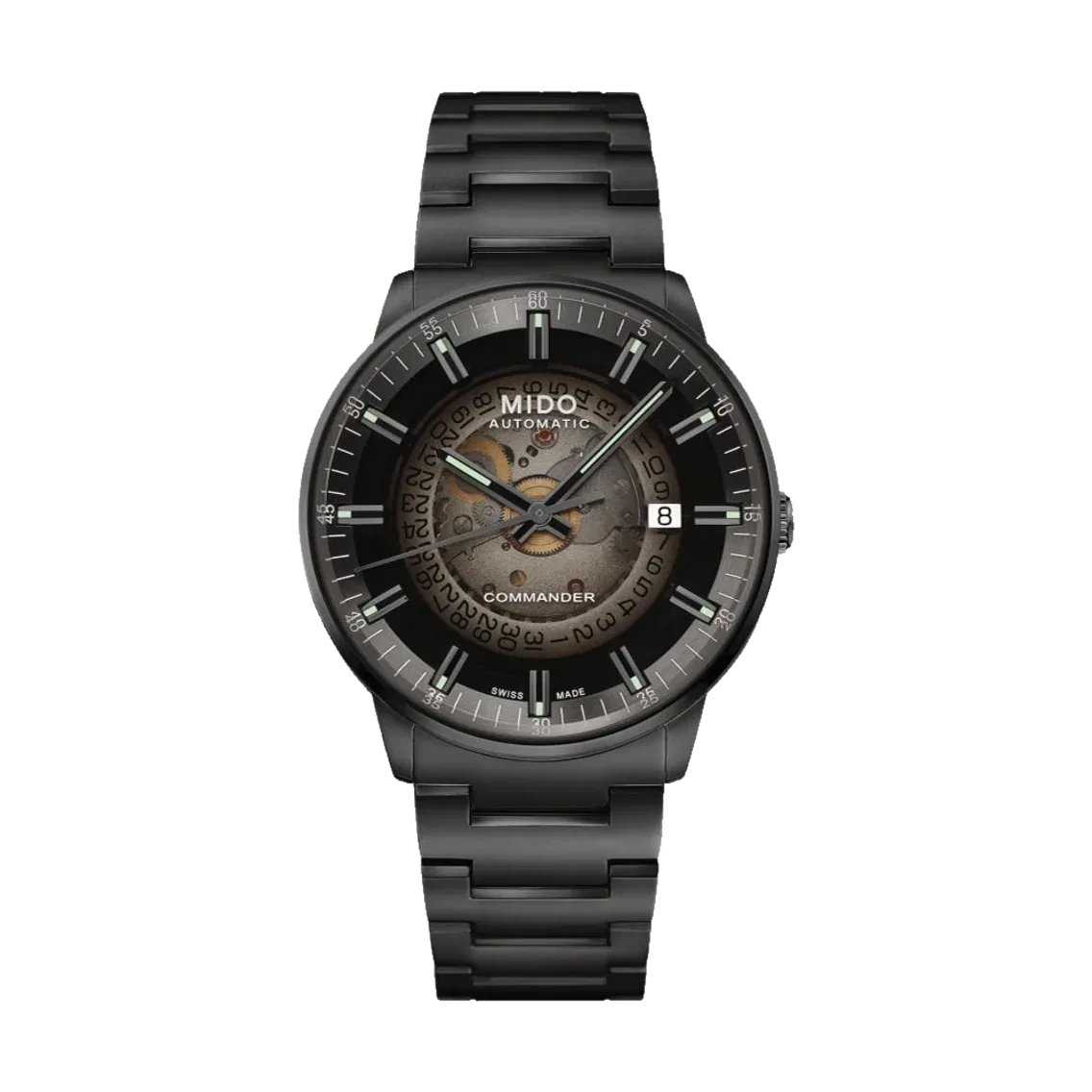 MIDO Commander Gradient Black PVD 40mm - Black on Bracelet