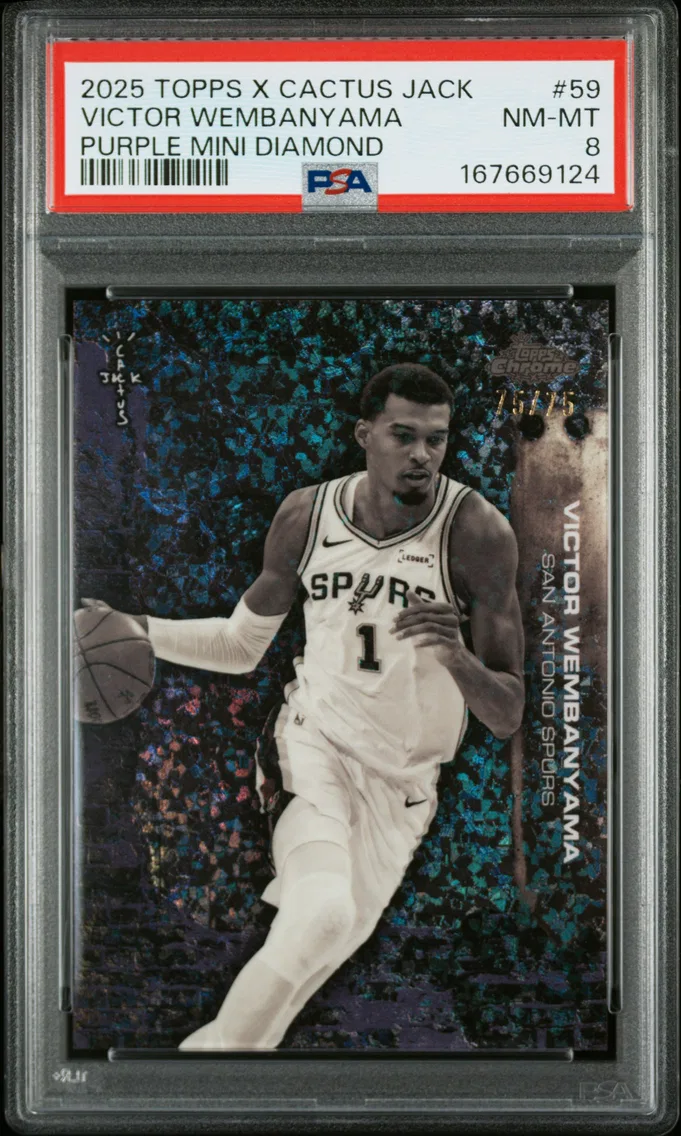 2025 #59 Victor Wembanyama PSA 8