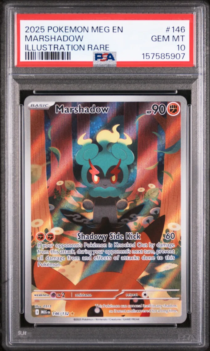 2025 #146 Marshadow PSA 10 Meg EN-Mega Evolution