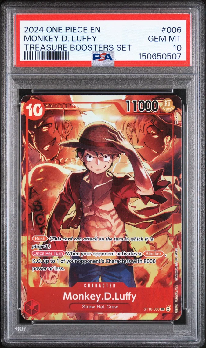 2024 #006 Monkey D. Luffy PSA 10 One Piece Promos