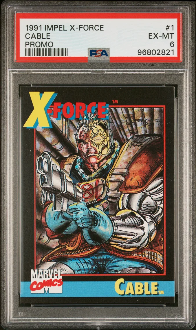 1991 #1 Cable PSA 6 Impel X-Force Promo