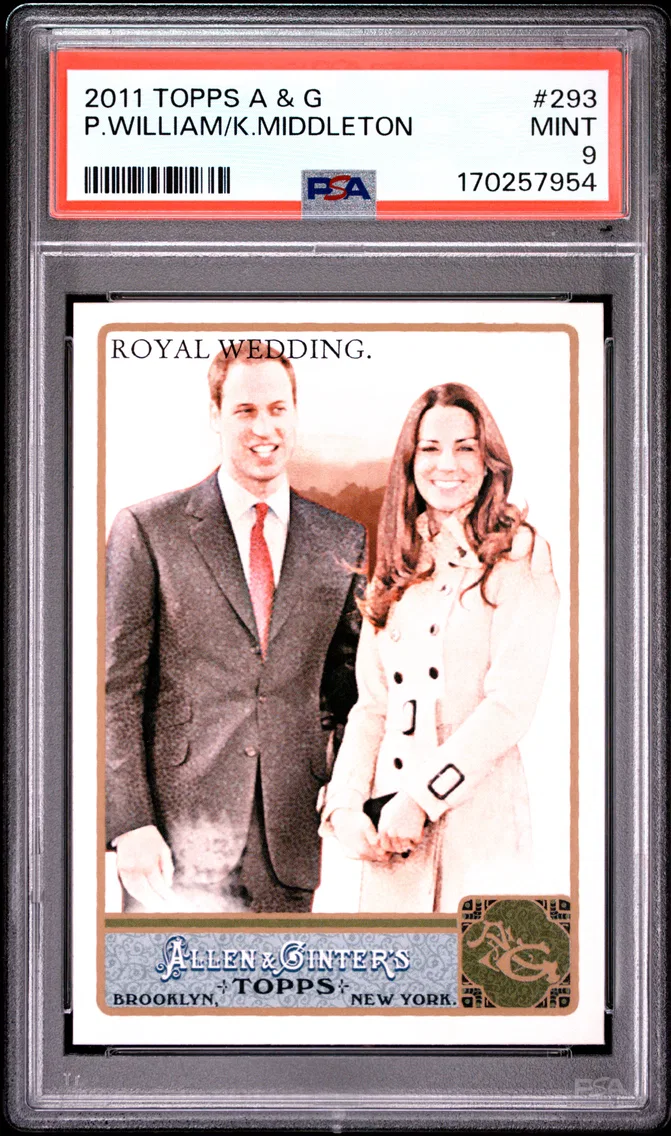 2011 #293 Kate Middleton/Prince William PSA 9 Topps Allen & Ginter
