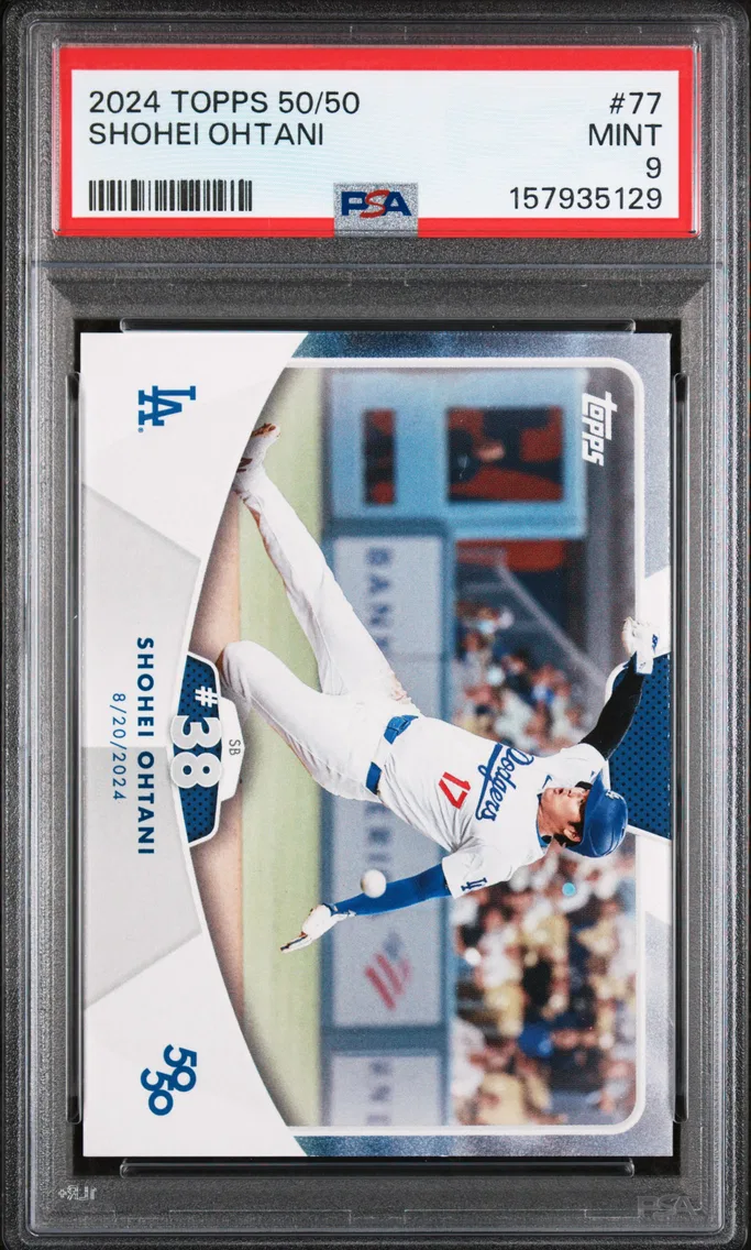 2024 #77 Shohei Ohtani PSA 9 Topps 50/50 Shohei Ohtani