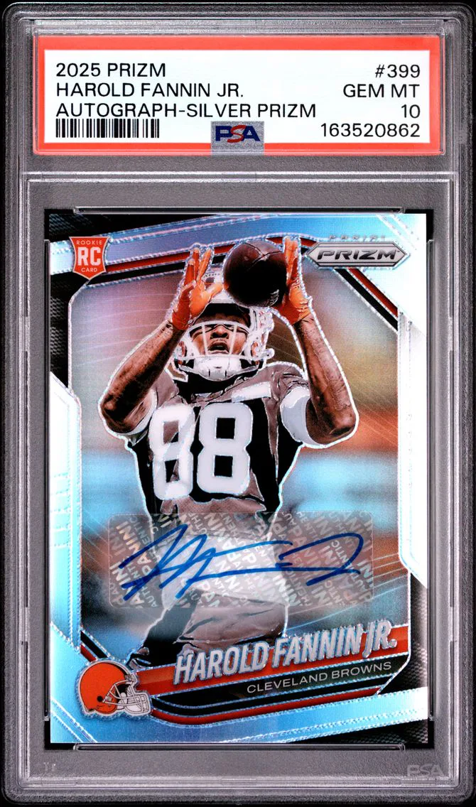 2025 #399 Harold Fannin Jr. PSA 10 Panini Prizm