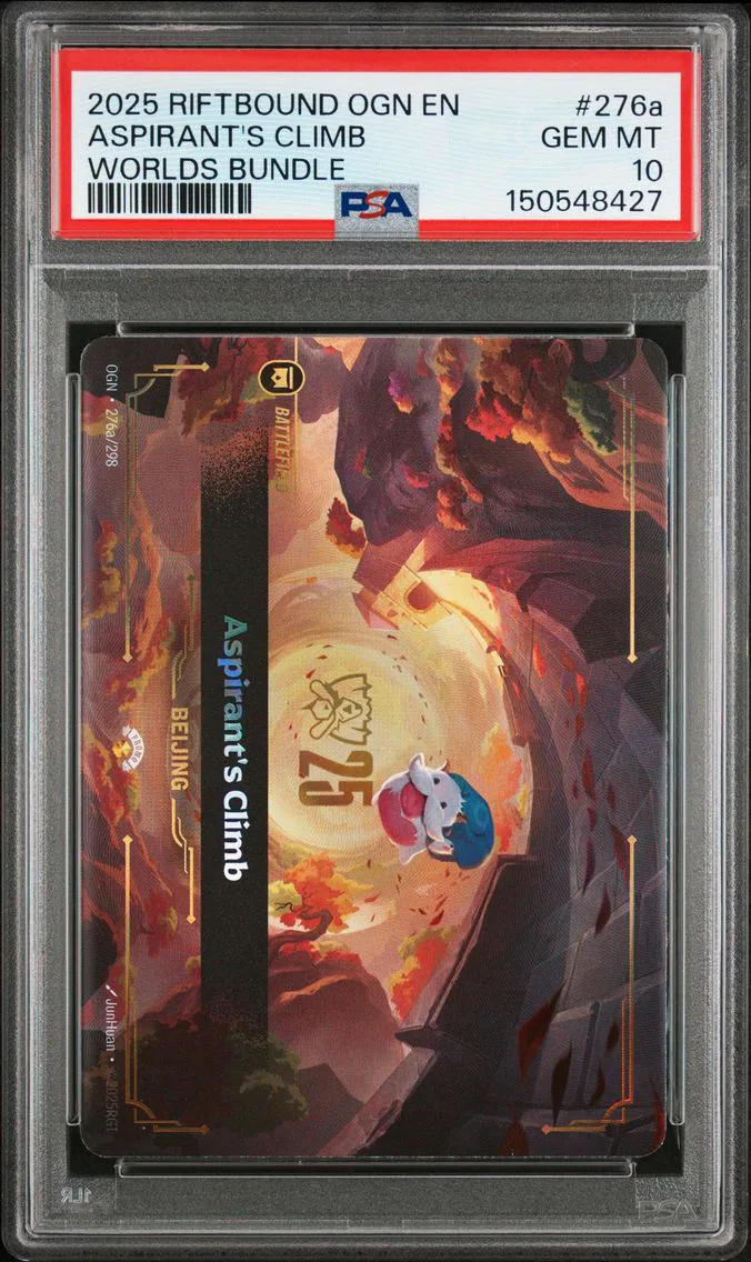 2025 #276a Aspirant's Climb PSA 10 Riftbound: League of Legends Ogn-Origins