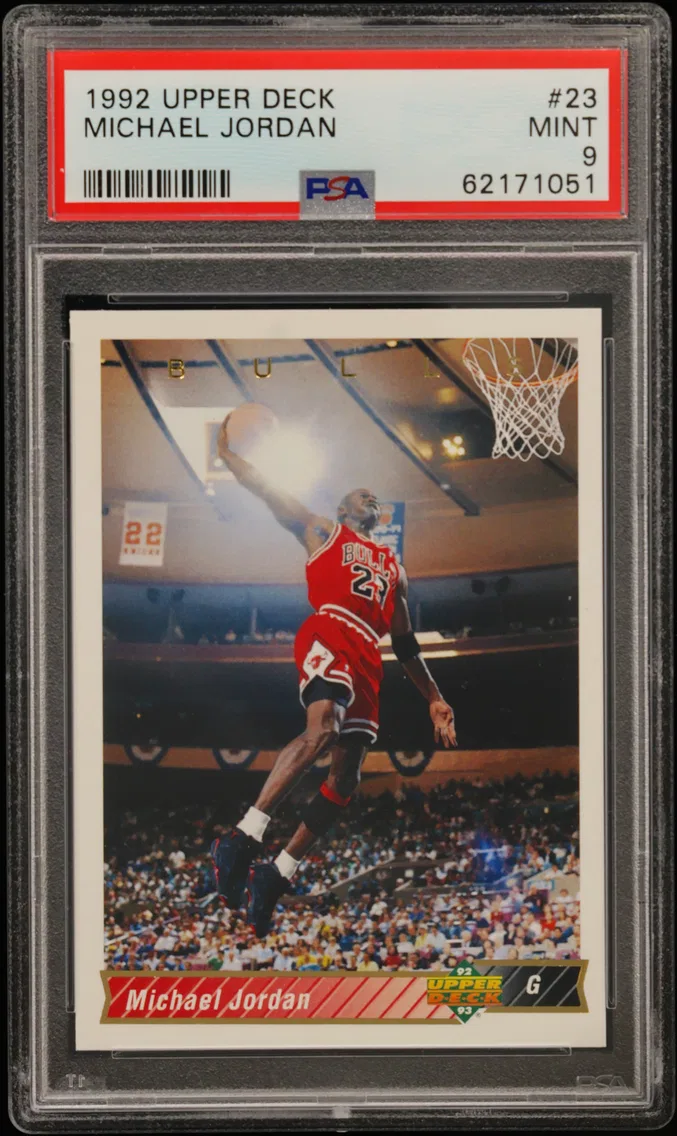 1992 #23 Michael Jordan PSA 9 Upper Deck