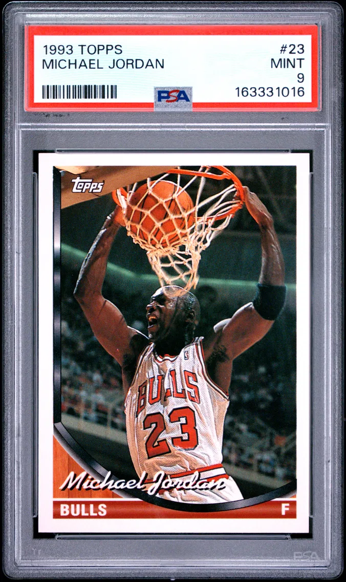 1993 #23 Michael Jordan PSA 9 Topps
