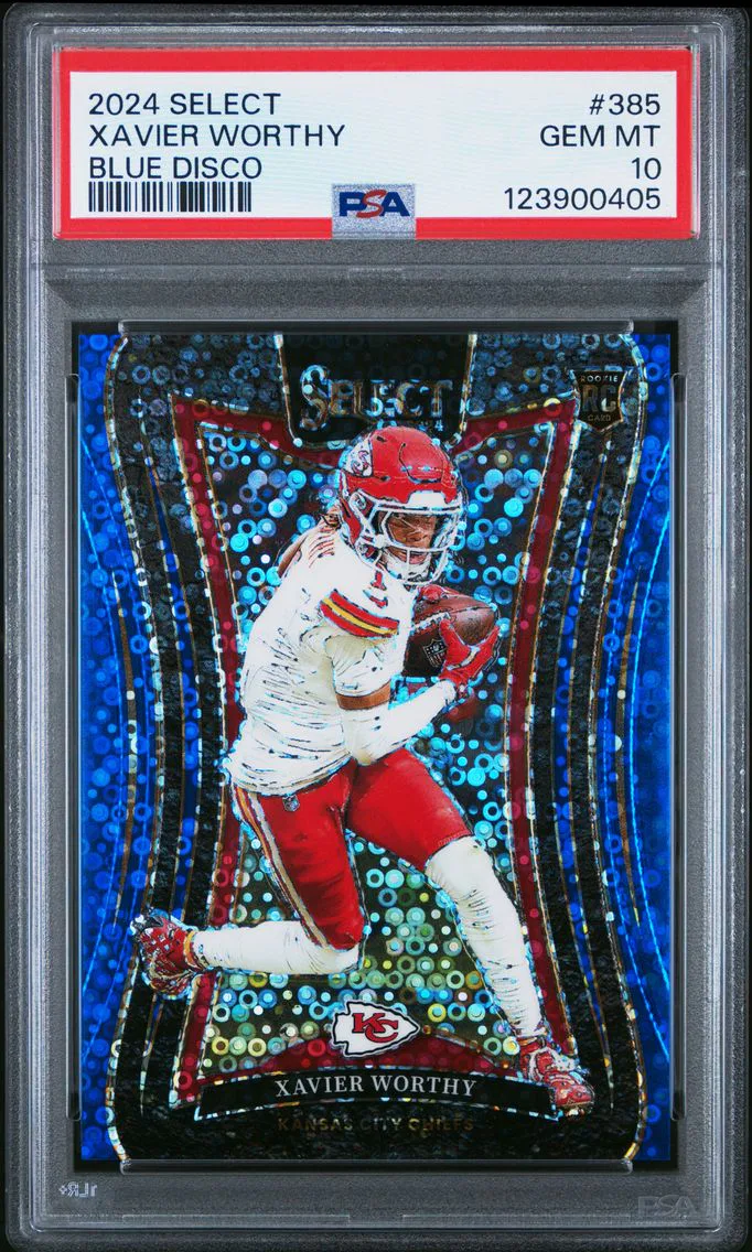 2024 #385 Xavier Worthy PSA 10 Panini Select