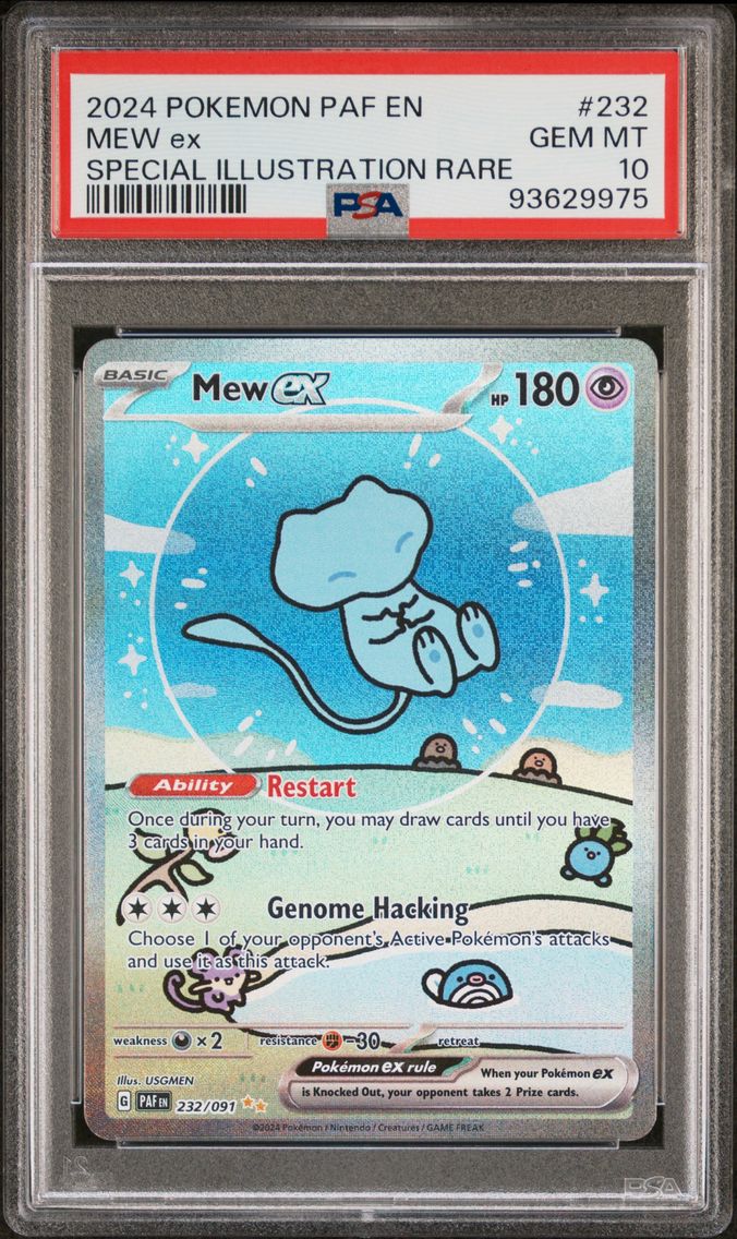 2024 #232 Mew EX PSA 10 Paf EN-P