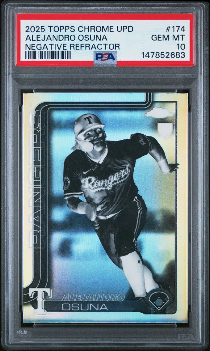 2025 #174 Alejandro Osuna PSA 10 Topps Chrome Update