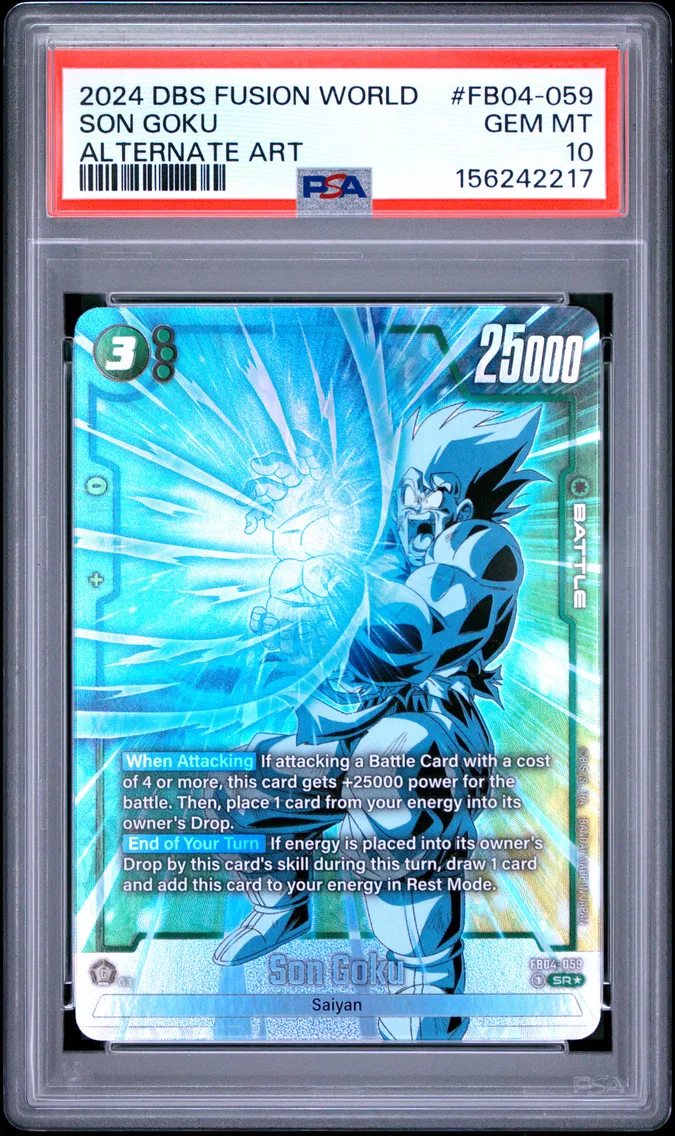 2024 #FB04-059 Son Goku PSA 10 Dragon Ball Super Card Game Fusion World Ultra Limit