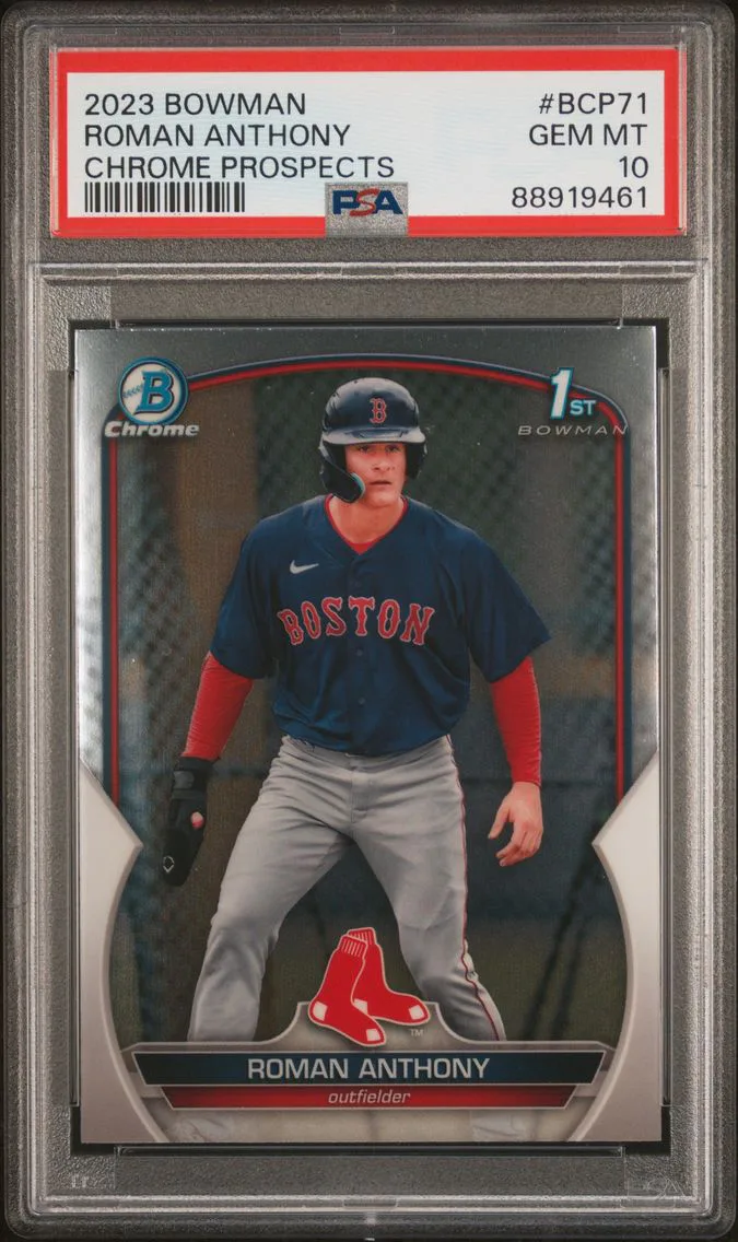 2023 #BCP71 Roman Anthony PSA 10 Bowman Chrome Prospects