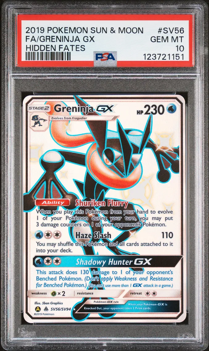 2019 #SV56 Full Art/Greninja GX